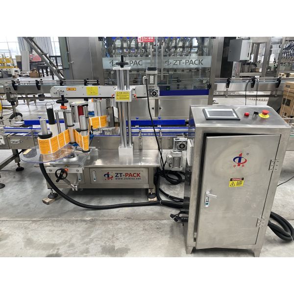 Drum Automatic Sticker Applicator Double Sided 220v Sticking Machine