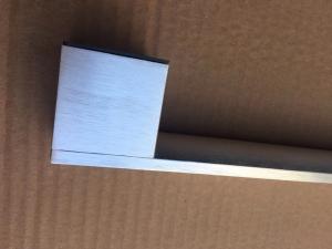 Quality Brush Bright Anodized CNC Machining Components L175mm Microwave Oven Handle for sale