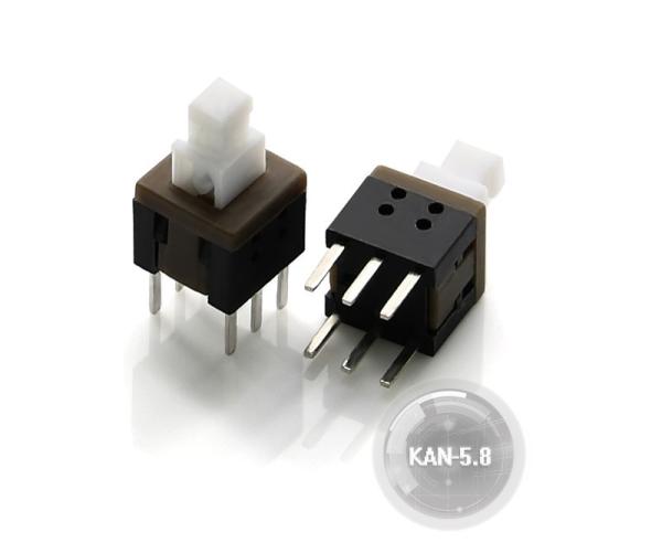 Buy High quality 6 pin push button switch key switch KAN-5.8 KAN Dip Switc at wholesale prices