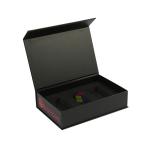 Handmade Matte Black Magnetic Closure Custom Reed Diffuser Box for Perfume
