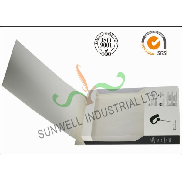 Smart Headset Paper Packaging Box , Foldable Cardboard Boxes Packaging