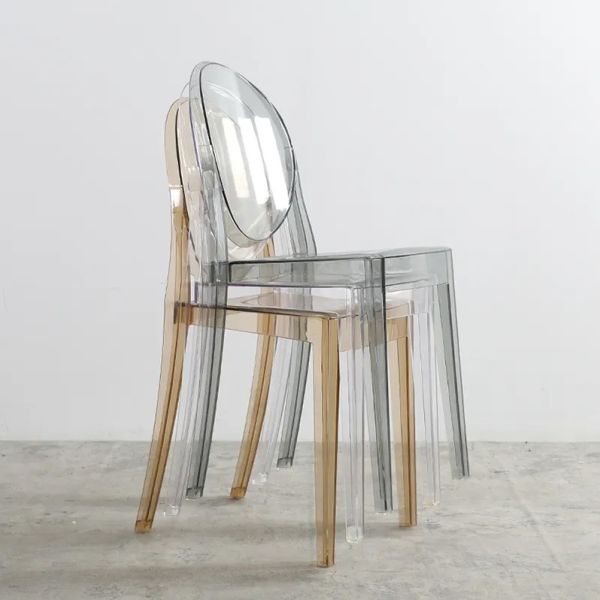 Polypropylene Transparent Chiavari Chairs Champagne Clear Acrylic Chiavari Chairs