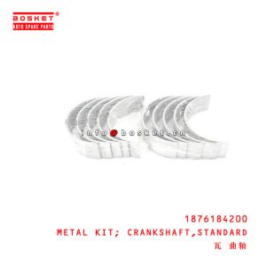 Quality 1-87618420-0 Standard Crankshaft Metal Kit suitable for ISUZU  4HK1 6HK1 1876184200 for sale