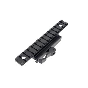 Tactical 20MM Quick Release Mount Adapter 13 Slots Fit 20mm Picatinny Weaver