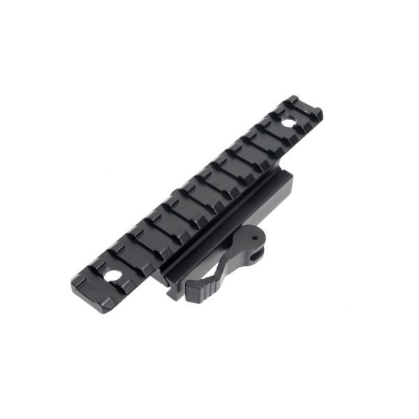 Tactical 20MM Quick Release Mount Adapter 13 Slots Fit 20mm Picatinny Weaver