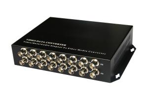 China 16Ch 720P/1080P HD CVI/AHD/TVI Converter  to BNC Digital Video Converter fiber optical transmitter and receiver on sale
