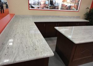 China Gray White Indian Granite Kitchen Counter Tops , Household Granite Kitchen Worktops on sale