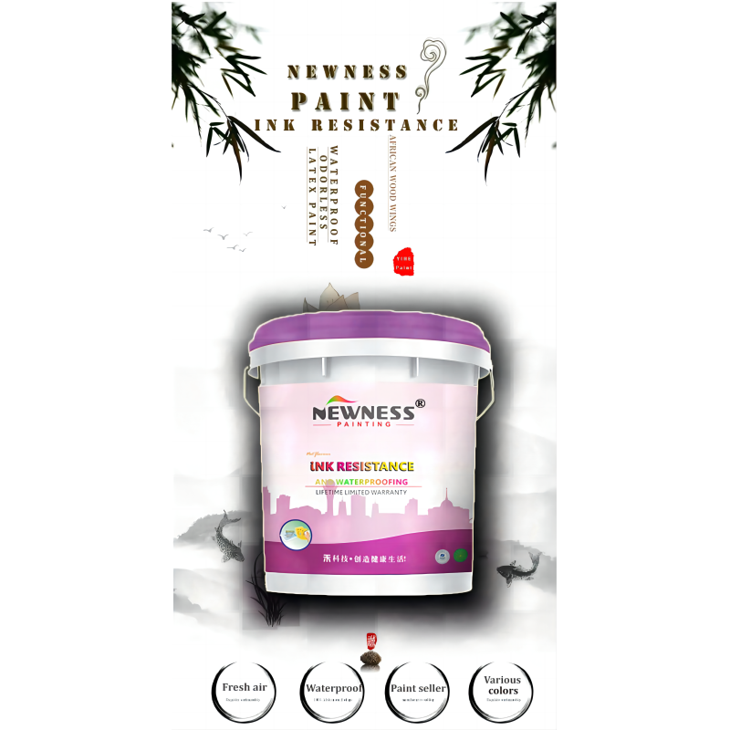 Interior Wall Paint Brush Application Method Acrylic Main Raw Material Emulsion Paint