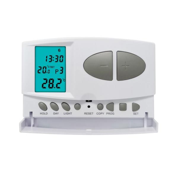 Buy Riseem Weekly Programmable Manual Override Mode Digital LCD Display Thermostat at wholesale prices