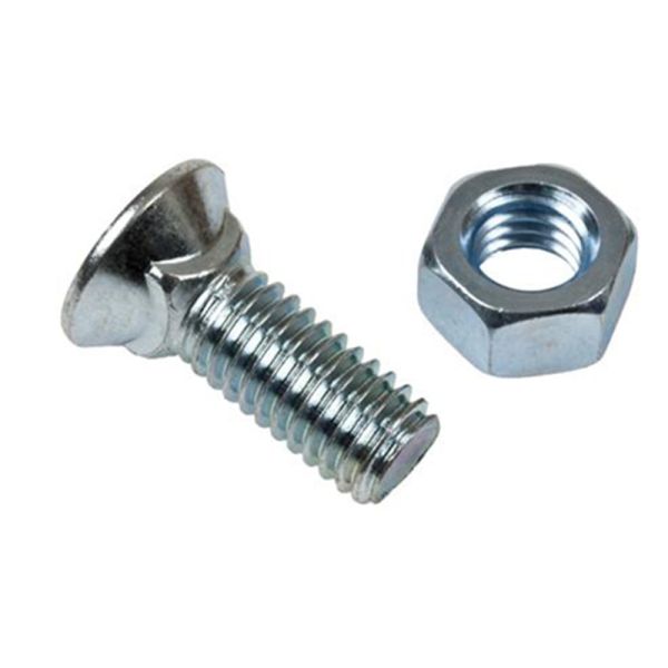 Zinc Plated Full Thread UNC SAE J429 Grade 8 Plow Bolts Galvanized