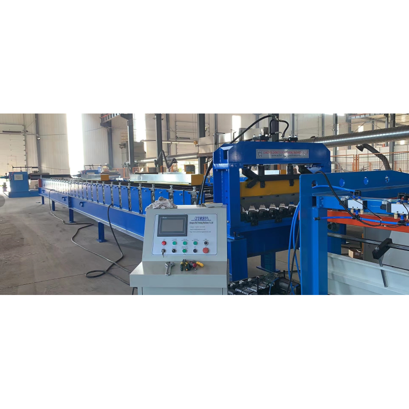 1.2mm Galvanized Steel Floor Decking Forming Machine 28 Rolling Stations