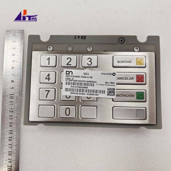ATM Machine Parts Diebold Nixdorf DN V7 EPP Keyboard Keypad Pinpad 01750234950
