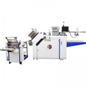China 600mm Width Large Format Paper Folding Machine Belt Driving Type on sale
