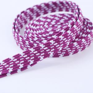 China Colorful 20mm Braided Elastic Tape 2cm Wide Bias Binding For Skipping on sale