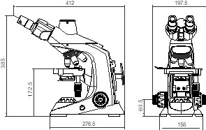 5MP Pixel Digital Head Trinocular Microscope 1000X Fine Focusing